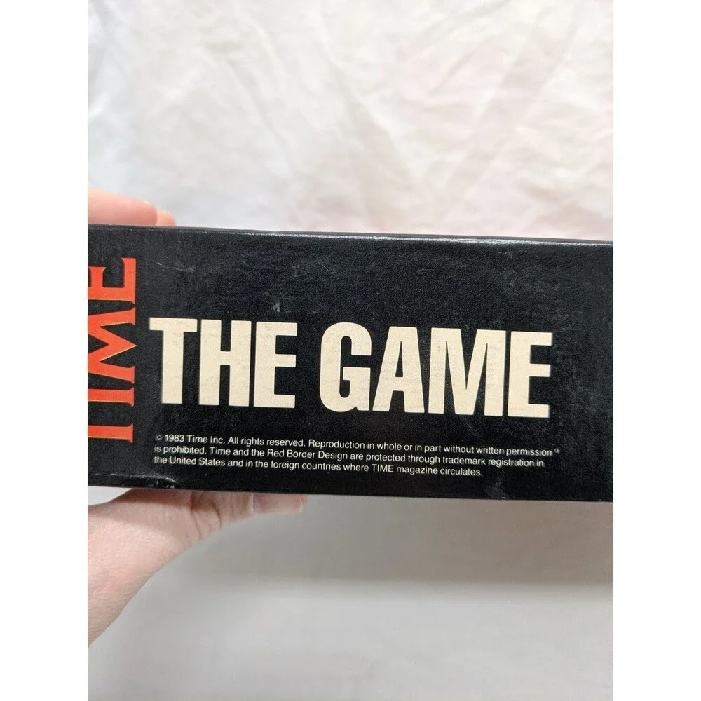 Vintage Hansen Time The Game Bookcase Board Game Complete